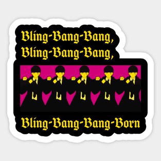 Mashle Dance Bling Bang Bang Born Sticker